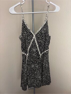 Hurley Black and White Mini Dress